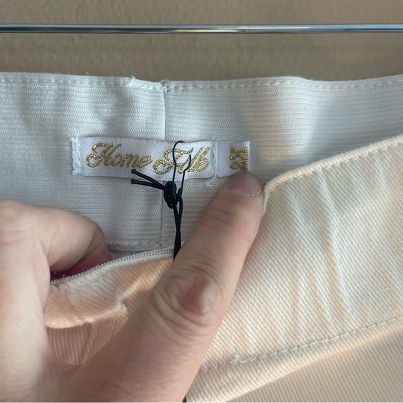 Home Folk white flare jeans, size 2XL - Picture 5 of 7
